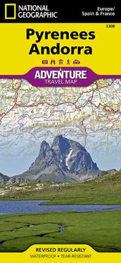National Geographic Adventure Map Pyrenees / Andorra, France / Spain