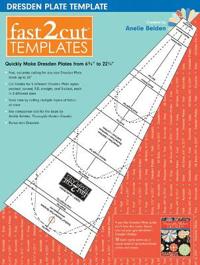 Fast2cut Dresden Plate Template: Quickly Make Dresden Plates from 11 1/2 to 22 1/2