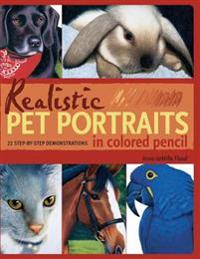 Realistic Pet Portraits in Coloured Pencil
