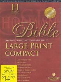 Large Print Compact Bible-Hcsb
