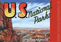 U.S. National Parks Postcard Book: 30 Oversized Postcards