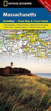 National Geographic Guide Map Massachusetts