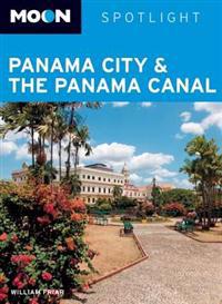Moon Spotlight Panama City and the Panama Canal