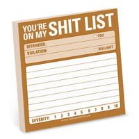 Shit List Sticky