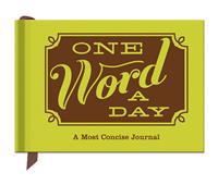 Journal:  One Word Day