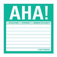 Sticky Notes: Aha!