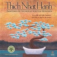Thich Nhat Hanh 2014 Mini Calendar: Paintings by Nicholas Kirsten-Honshin
