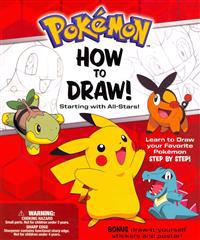 Pokemon How-To-Draw Kit: Starting with All-Stars!