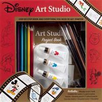 Disney Art Studio [With Palette and Drawing Pencil, 7 Colored Pencils and 2 Paintbrushes and 3 Watercolor Paints and