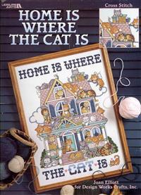 Home Is Where the Cat Is: Cross Stitch