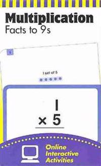 Flashcards: Multiplication Facts to 9s, Ages 7+