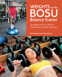 Weights on the BOSU Balance Trainer