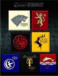 Game of Thrones House Sigil Magnet Set