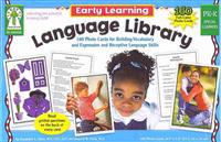 Early Learning Language Library Learning Cards, Grades Pk - K