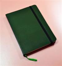 Monsieur Notebook - Real Leather A5 Green Ruled