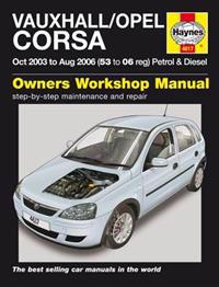Vauxhall Opel Corsa Petrol and Diesel Service and Repair Manual