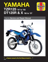 YAMAHA TZR125 '87 TO '93 AND DT125R '88 TO '07