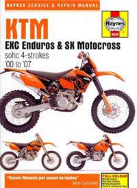 KTM EXC Enduros and SX Motocross Service and Repair Manual