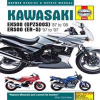 Haynes Kawasaki EX500 (GPZ500S) '87 to '08 & ER500 (ER-5) '97 to '07 Service and Repair Manual