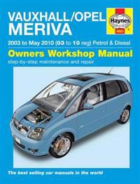 Vauxhall/Opel Meriva PetrolDiesel Service and Repair Manual