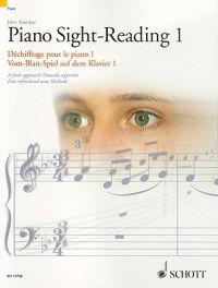 Piano Sight-Reading 1/Dechiffrage Pour Le Piano 1/Vom-Blatt-Spiel Auf Dem Klavier 1: A Fresh Approach/Nouvelle Approche/Eine Erfrischend Neue Methode