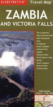 Globetrotter Travel Map Zambia and Victoria Falls