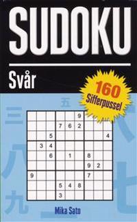 Sudoku Svår 160 sifferpussel