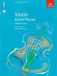 Violin Exam Pieces 2012-2015, ABRSM Grade 1, Score, Part & CD