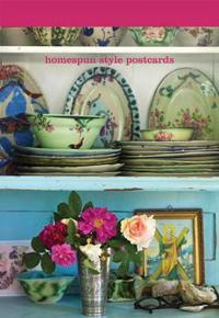 Homespun Style Postcard Book