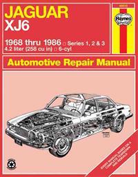 Jaguar Xj6 1968 Thru 1986: Series 1, 2 & 3