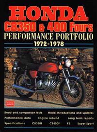 Honda Cb350 & 400 Fours Performance Portfolio 1972-1978