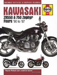 Kawasaki Zr550 and 750 Zephyr Fours Serv and Repair Manual 1990-97