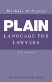 Plain Language for Lawyers