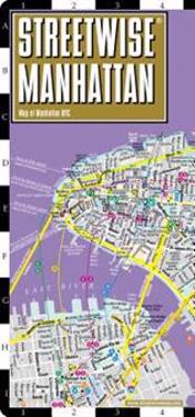 Streetwise Manhattan Map - Laminated City Street Map of Manhattan, New York: Folding Pocket Size Travel Map