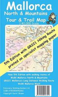 Mallorca North and Mountains Tour and Trail Map Map-paper Version