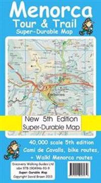 Menorca TourTrail Super-durable Map