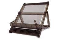 BOOKCHAIR LARGE PLASTIC DARK TRANSPARENT