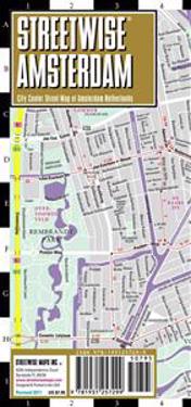 Streetwise Amsterdam Map - Laminated City Center Street Map of Amsterdam, Netherlands: Folding Pocket Size Travel Map