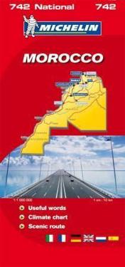 Marocko Michelin 742 karta - 1:1milj