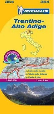 Michelin Trentino-Alto Adige Map