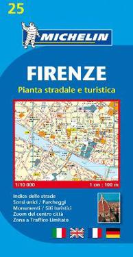 Florens Michelin 25 stadskarta - 1:10000
