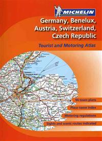 Michelin Germany, Benelux, Austria, Switzerland, Czech Republic Tourist and Motoring Atlas