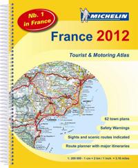 Frankrike 2012 Atlas Michelin A4 - 1:200000