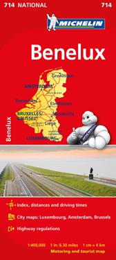 Benelux Michelin 714 karta - 1:400000