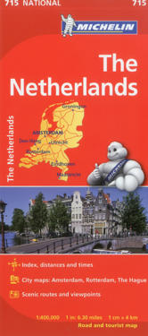 Michelin the Netherlands Road and Tourist Map
