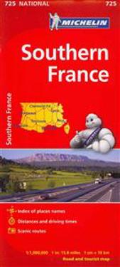 Michelin Southern France Map 725