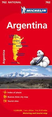Argentina Michelin 762 karta - 1:2milj