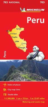Peru Michelin 763 karta - 1:1,5milj