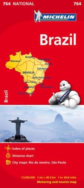 Brasilien Michelin 764 karta - 1:3,85milm