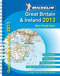 Storbritannien Irland 2013 Atlas Michelin A4 - 1:300000